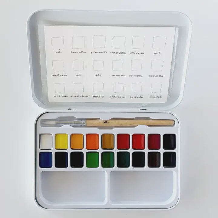 Watercolor Paint Set 18 Colors