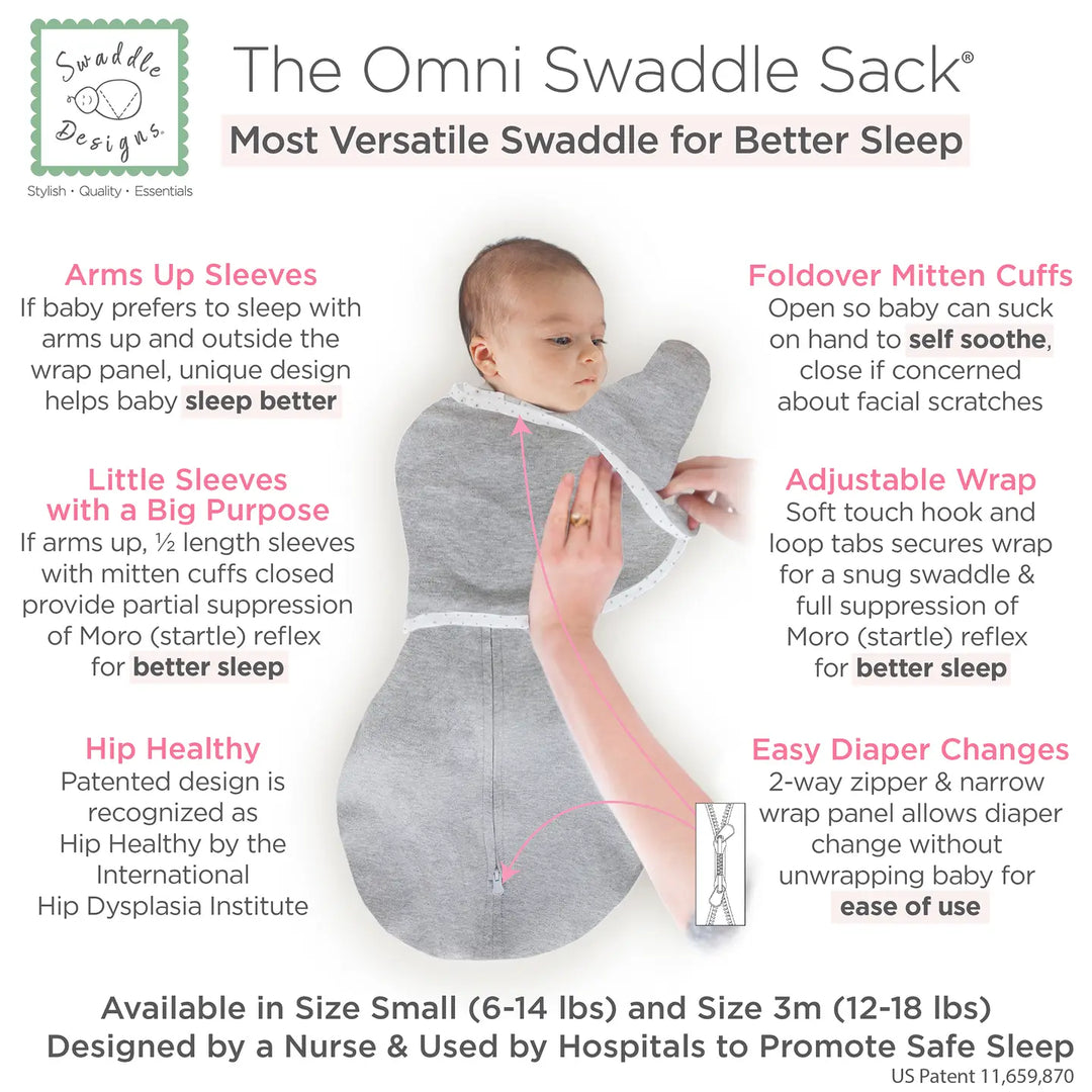 Tiny Lambs Omni Swaddle Sack