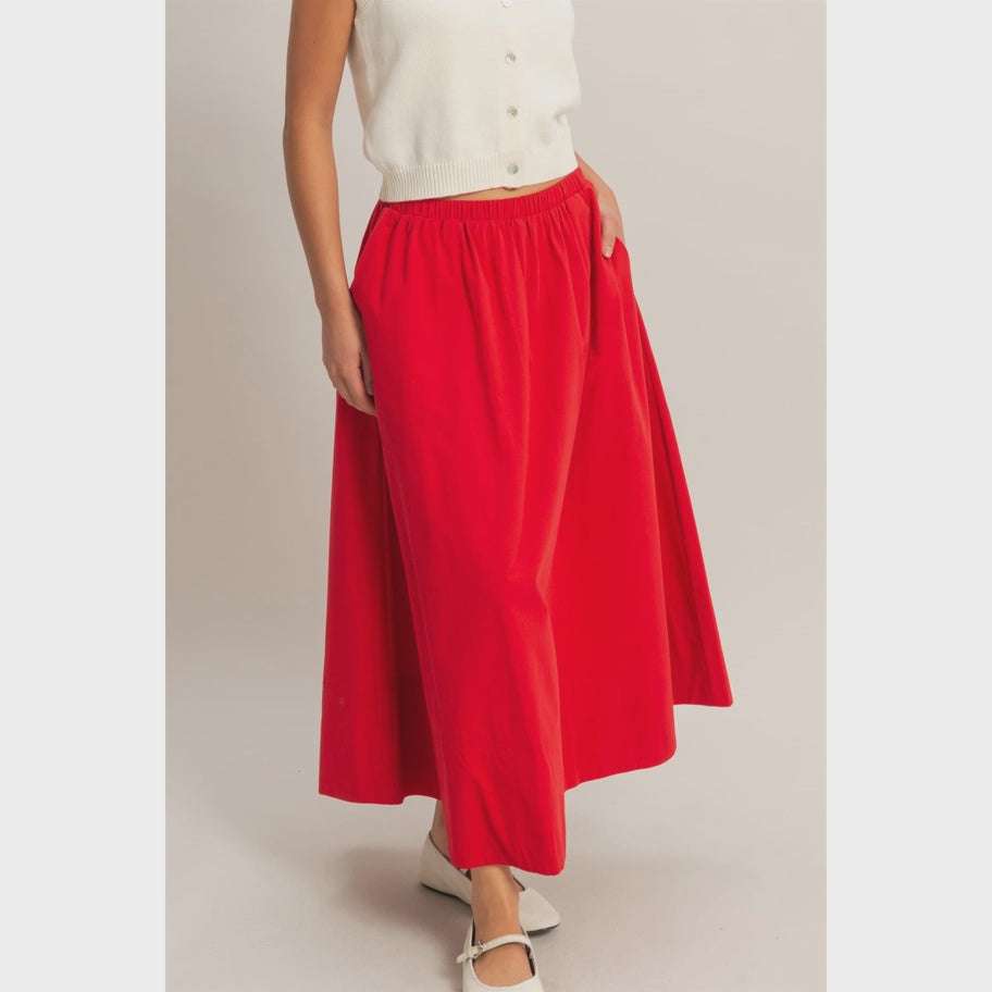 Poplin Skirt