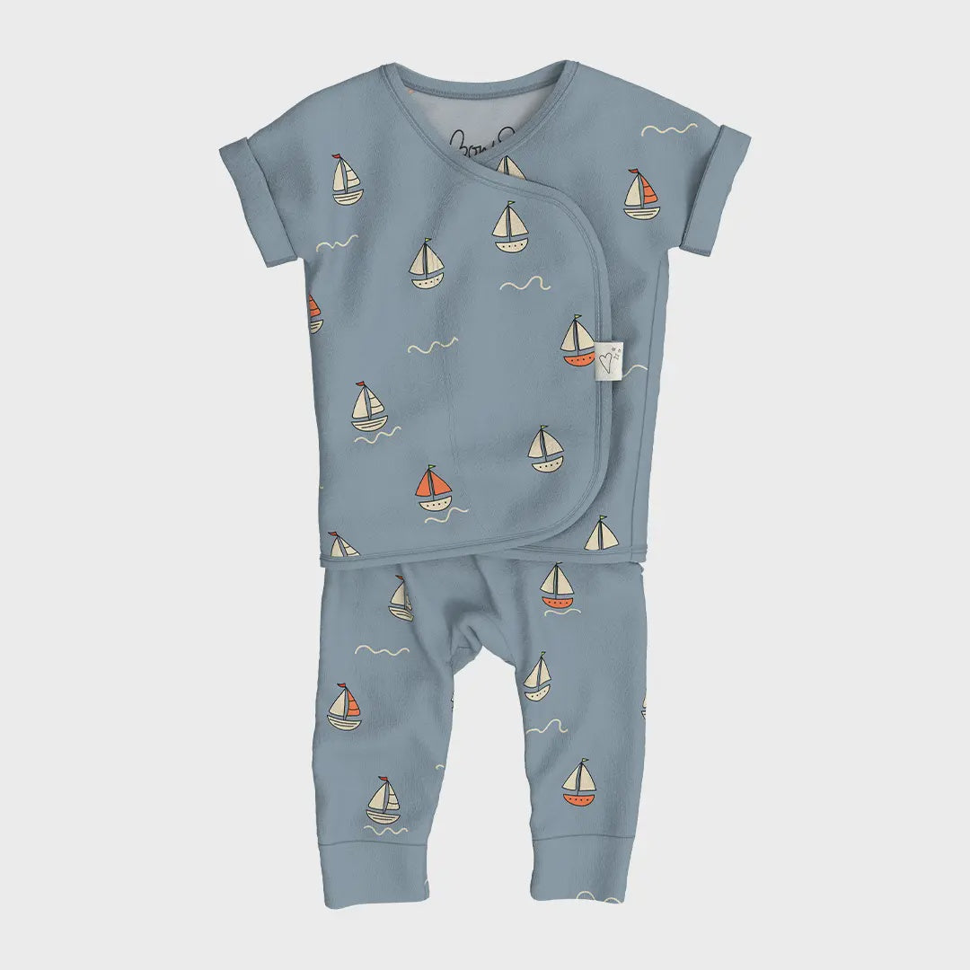 Ahoy Shortsleeve Layette