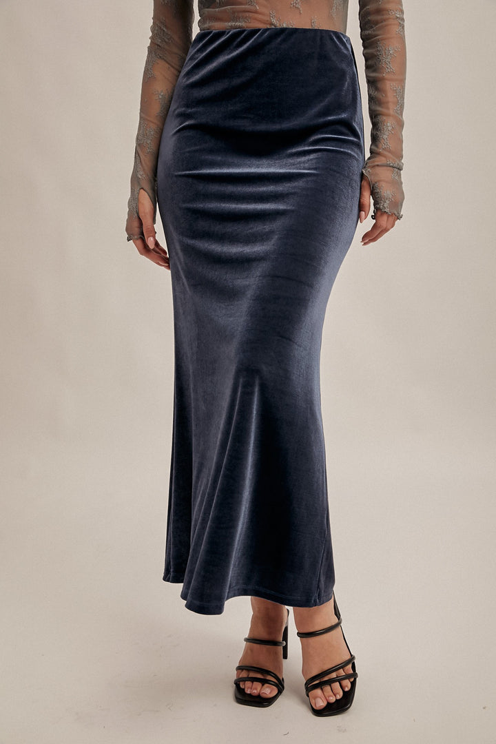 Ember Suede Maxi Skirt