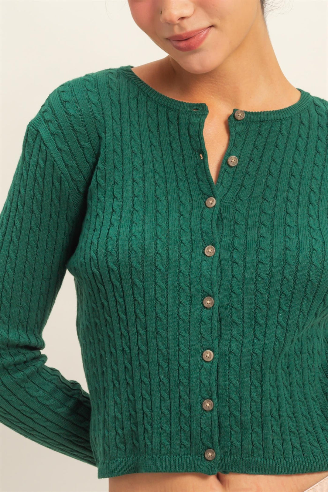 Wrenley Cable Knit Cardi