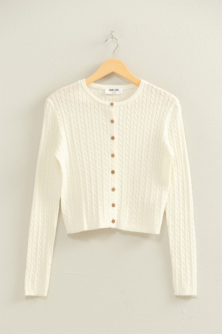 Wrenley Cable Knit Cardi
