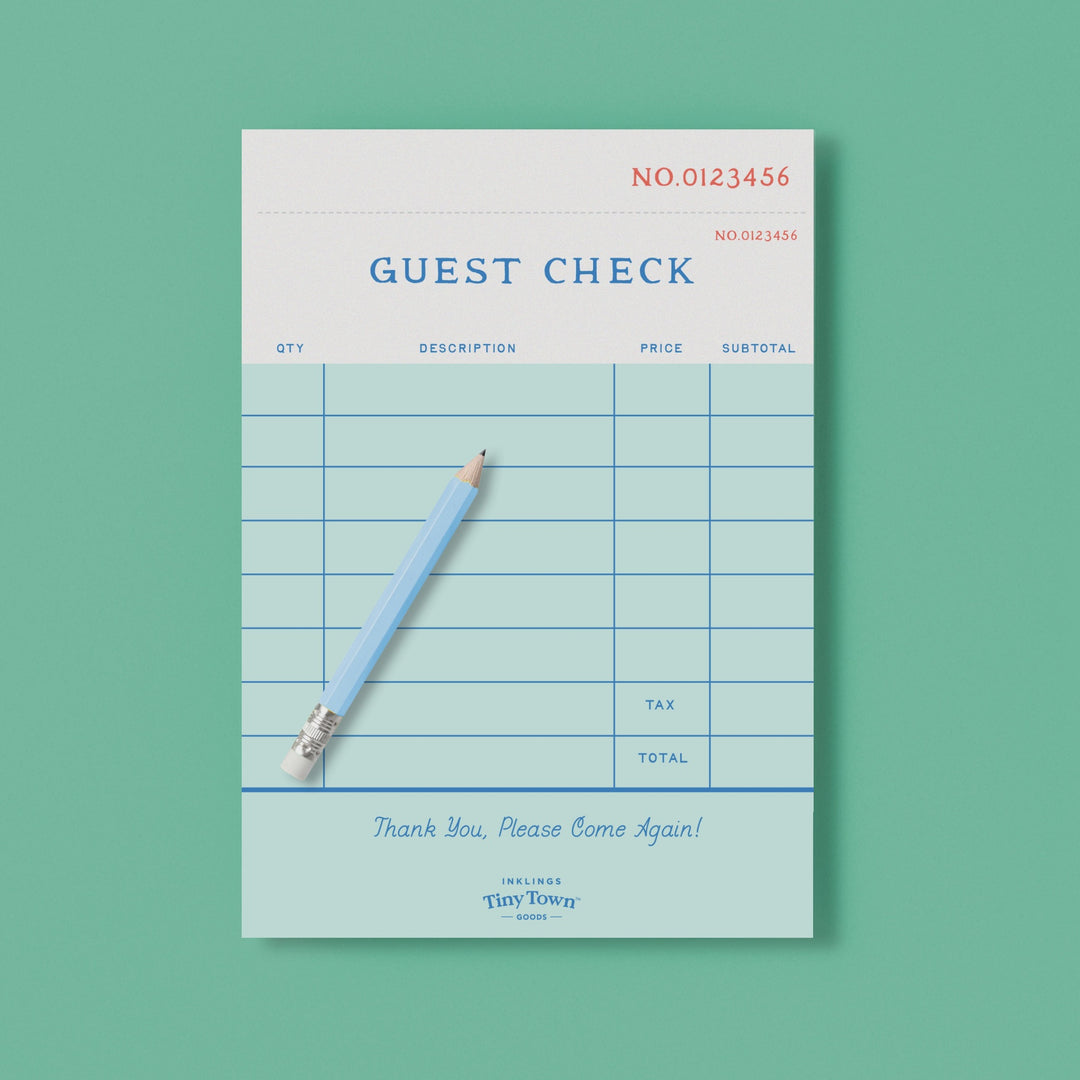Guest Check Play Notepad