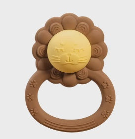Oak Silicone Lion Rattle