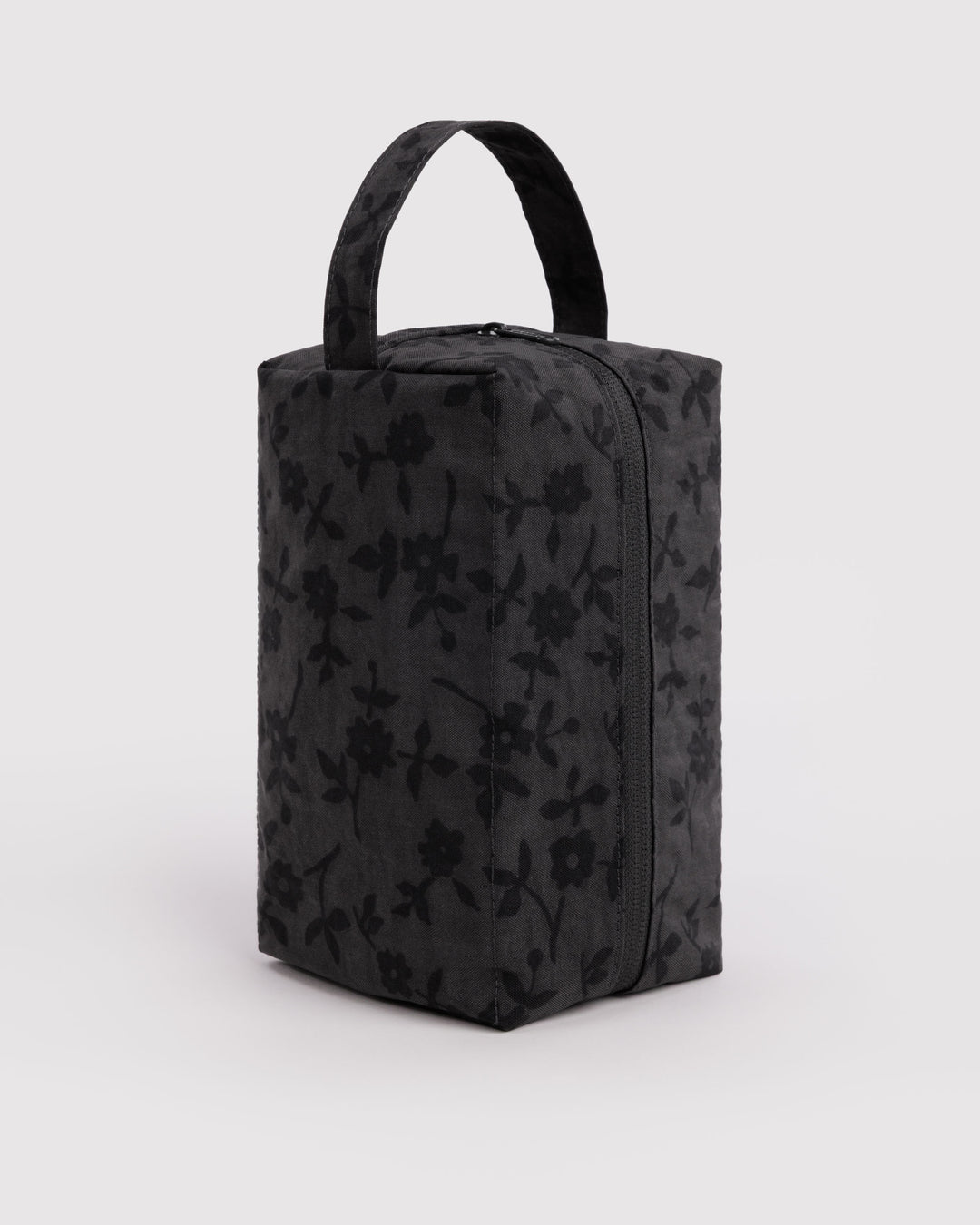 Charcoal Ditsy Floral Dopp Kit