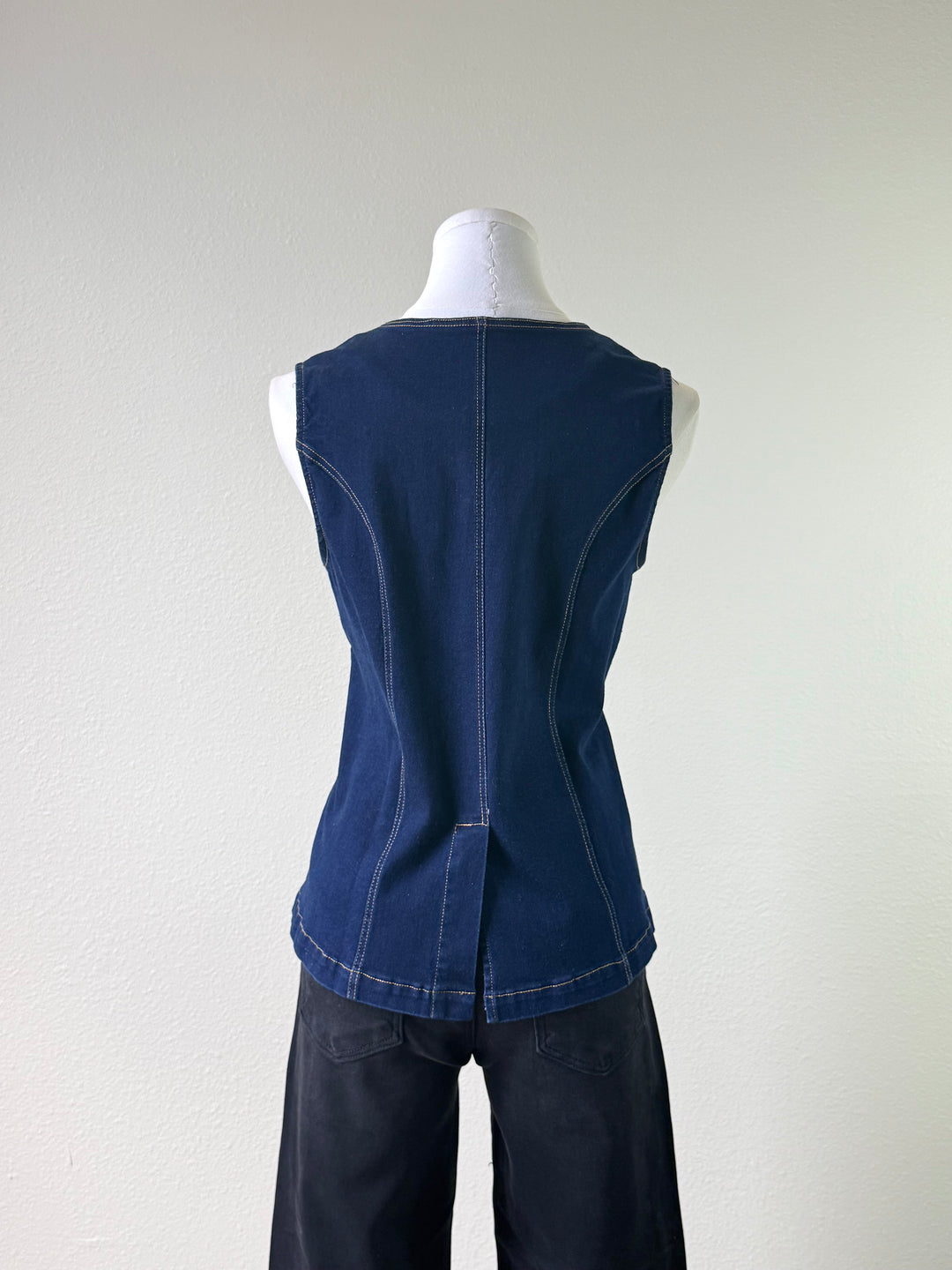 Elara Denim Vest