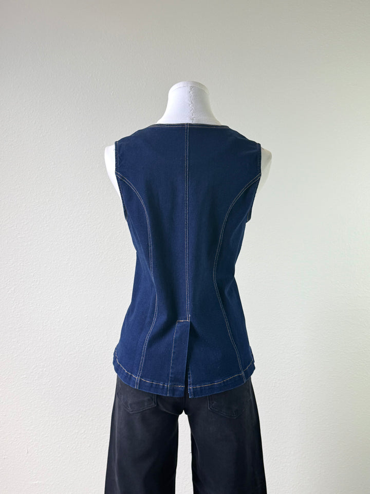 Elara Denim Vest
