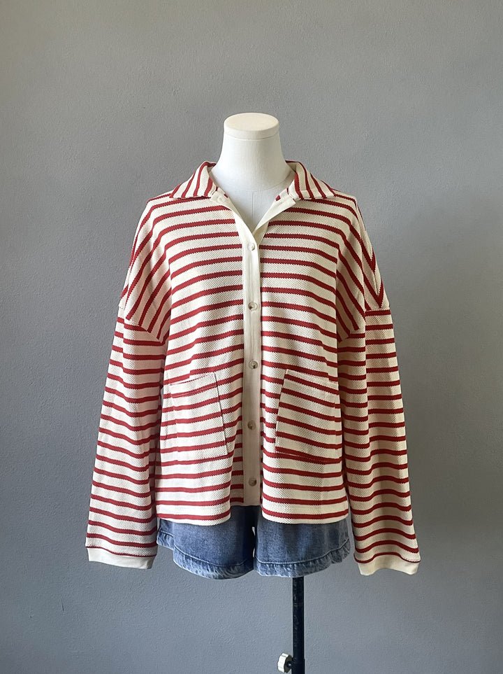 Emmy Striped Button Up