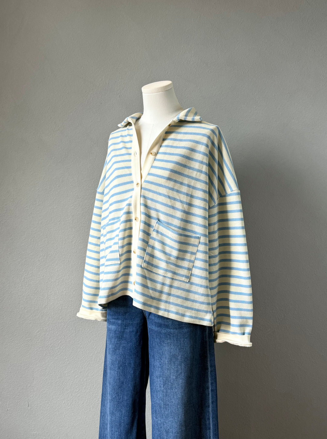 Emmy Striped Button Up