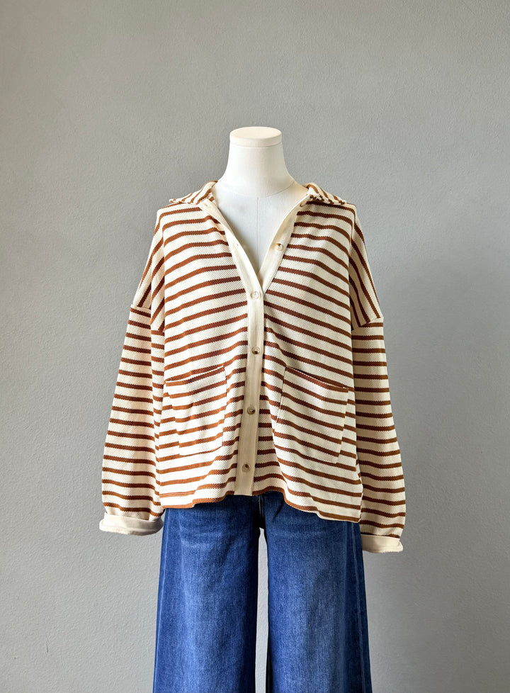 Emmy Striped Button Up