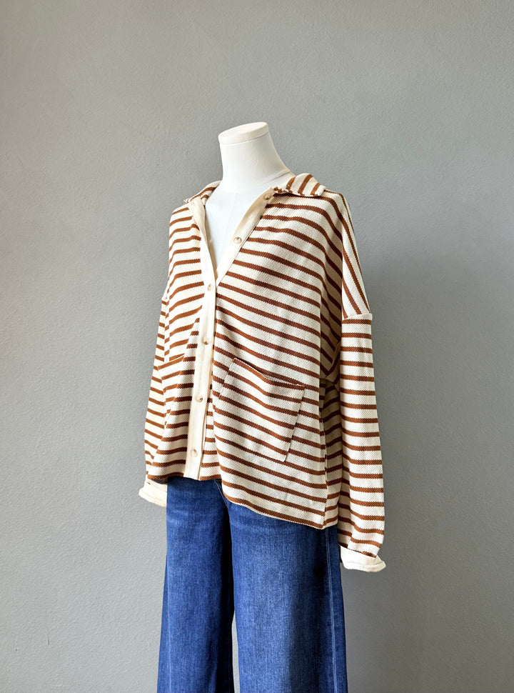 Emmy Striped Button Up