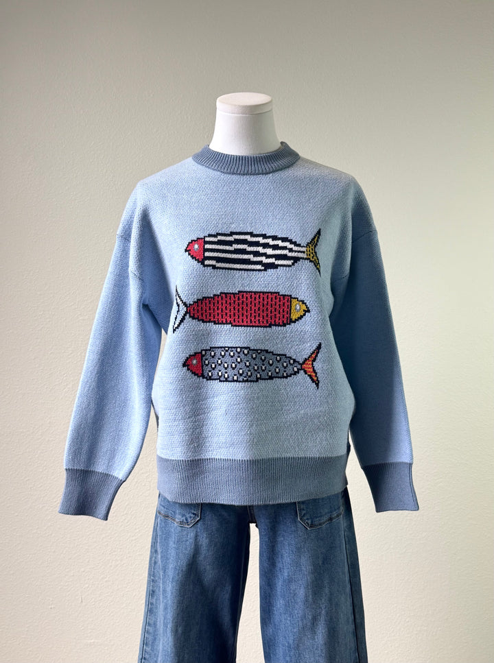 Fish Friends Sweater