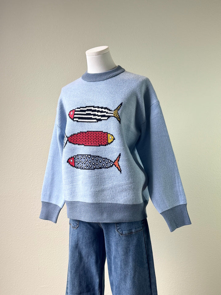 Fish Friends Sweater