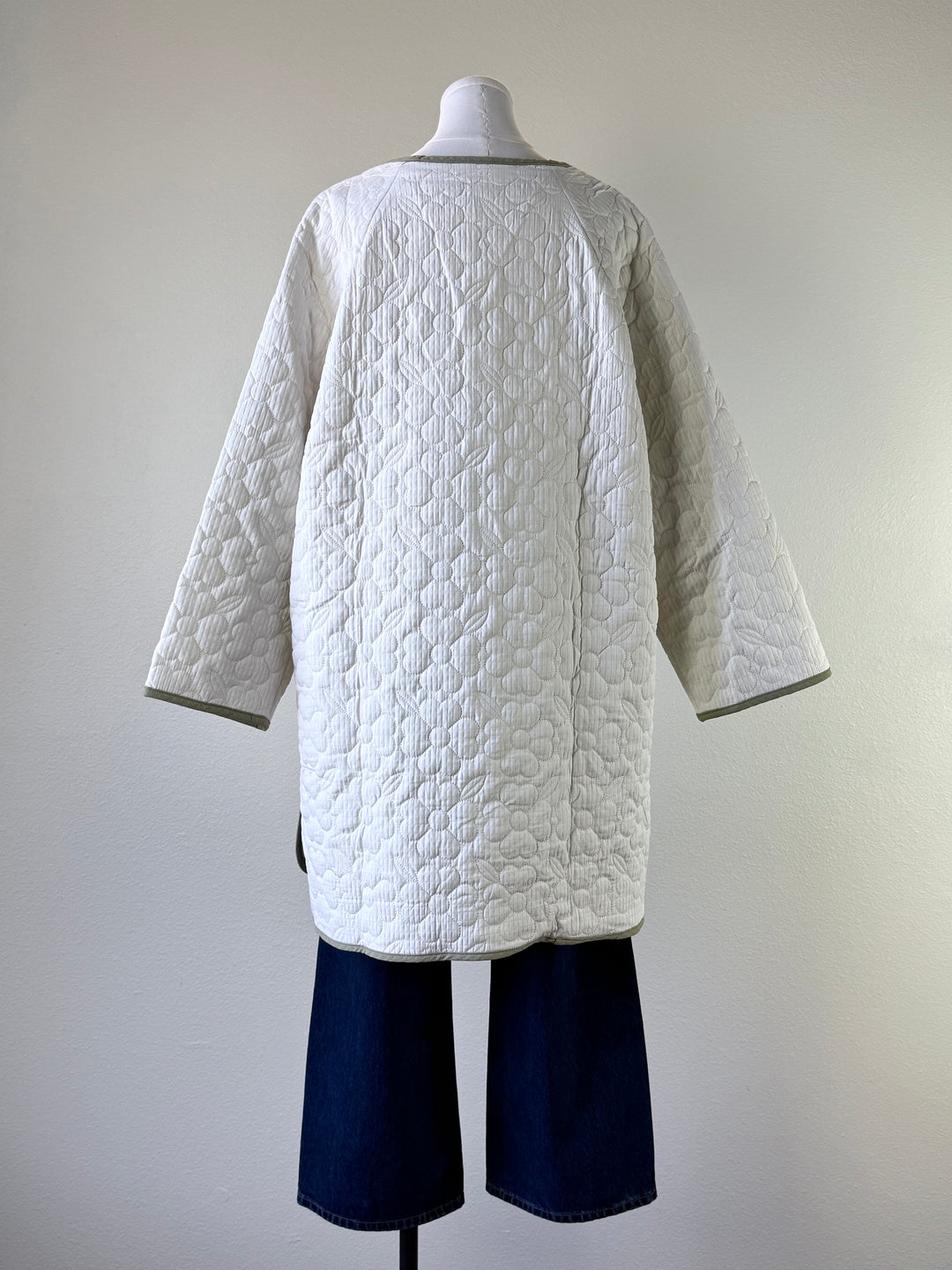 Flower Quilted Coat