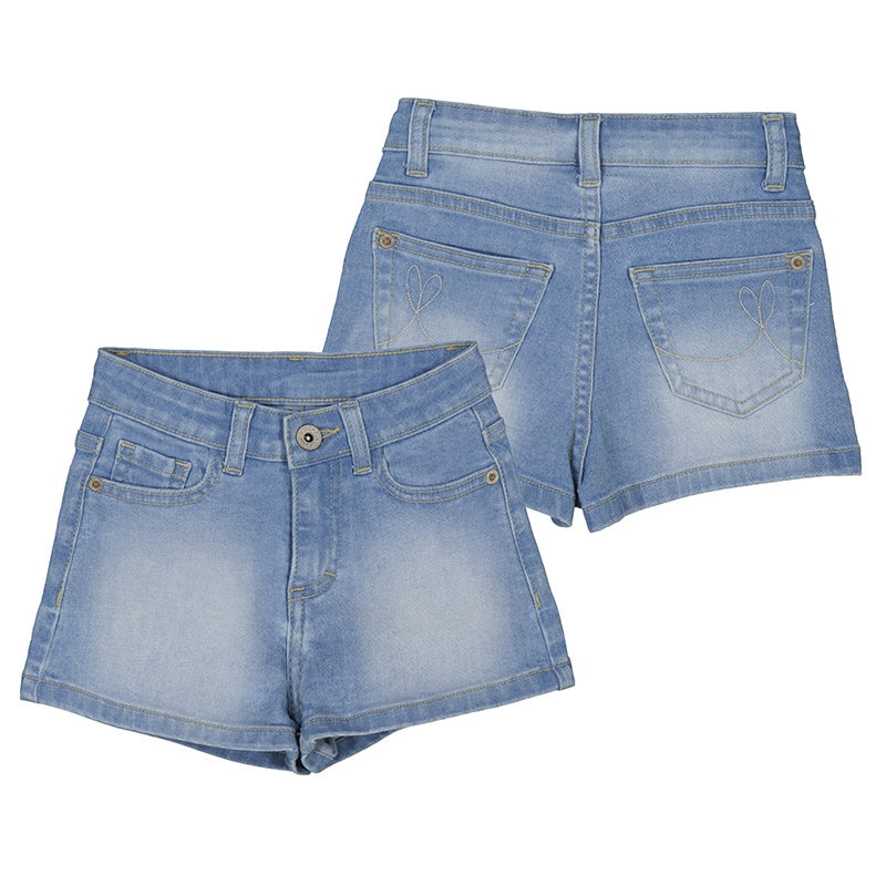 Light Wash Denim Shorts