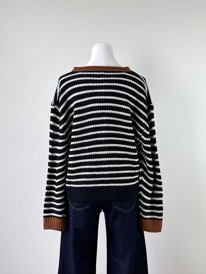 Malika Stripe Cardigan