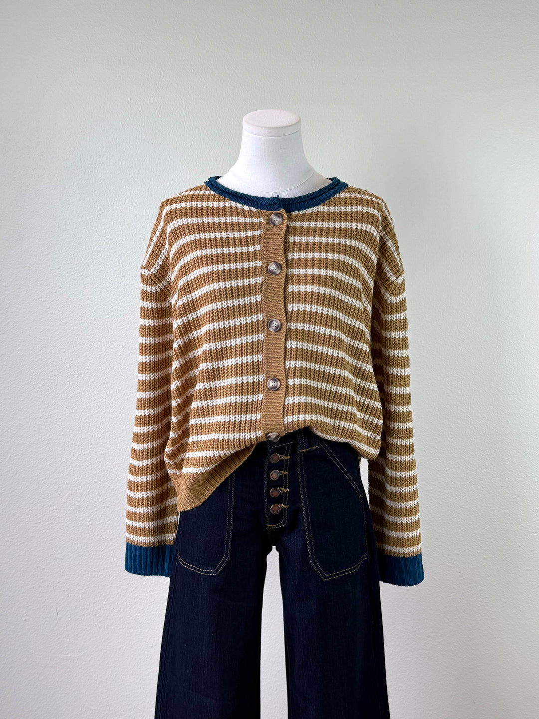 Malika Stripe Cardigan
