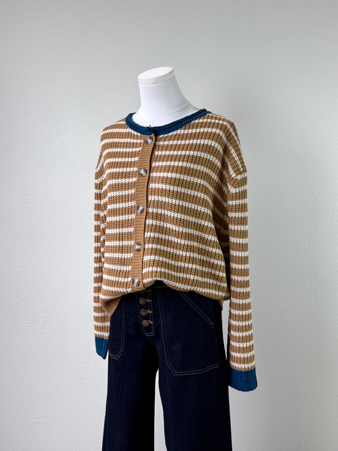 Malika Stripe Cardigan
