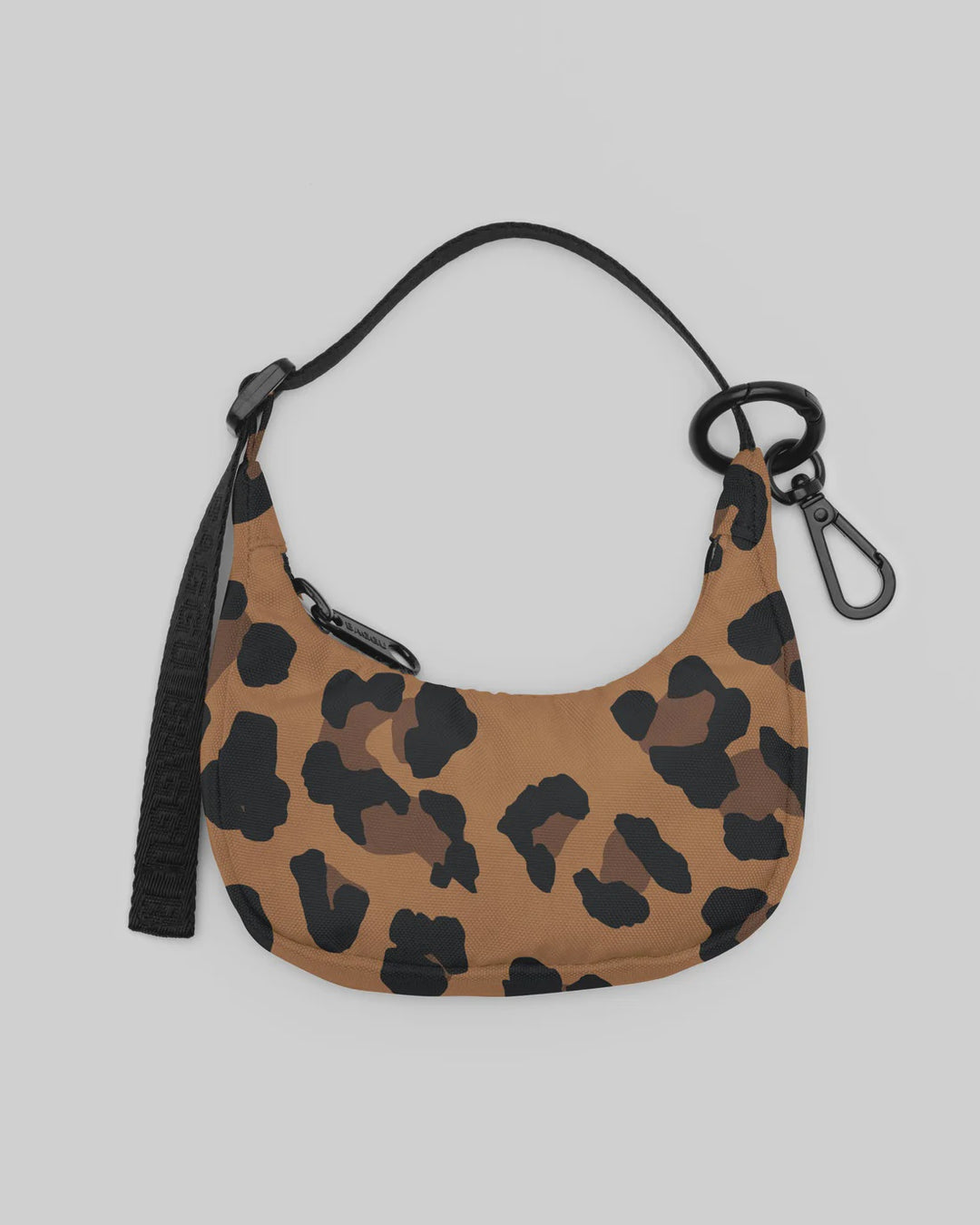 Leopard Crescent Bag Charm