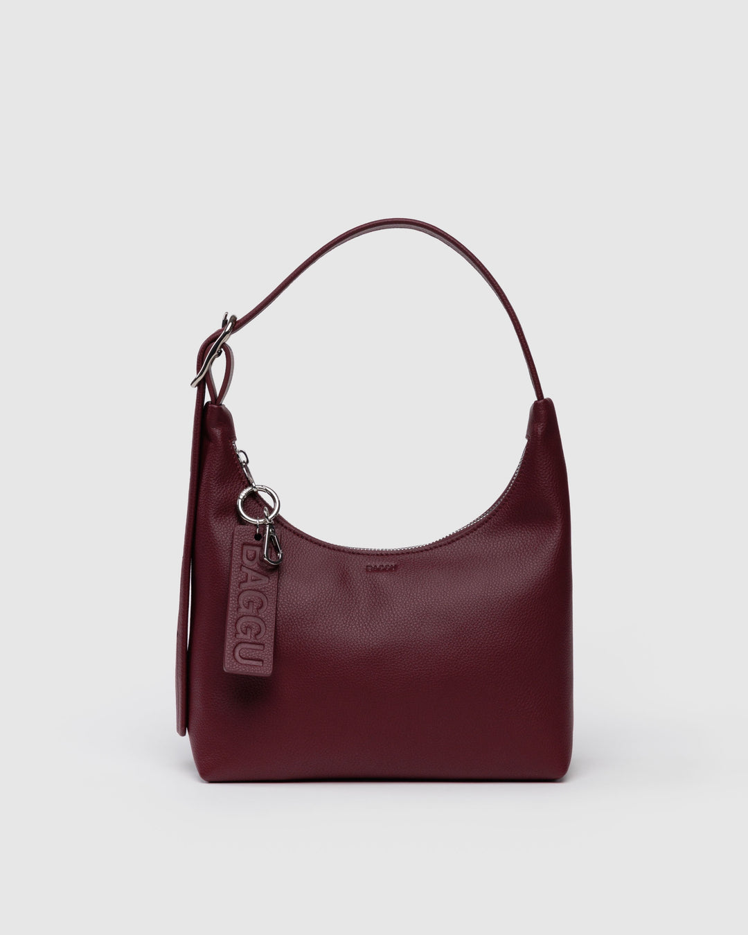Mahogany Mini Leather Shoulder Bag