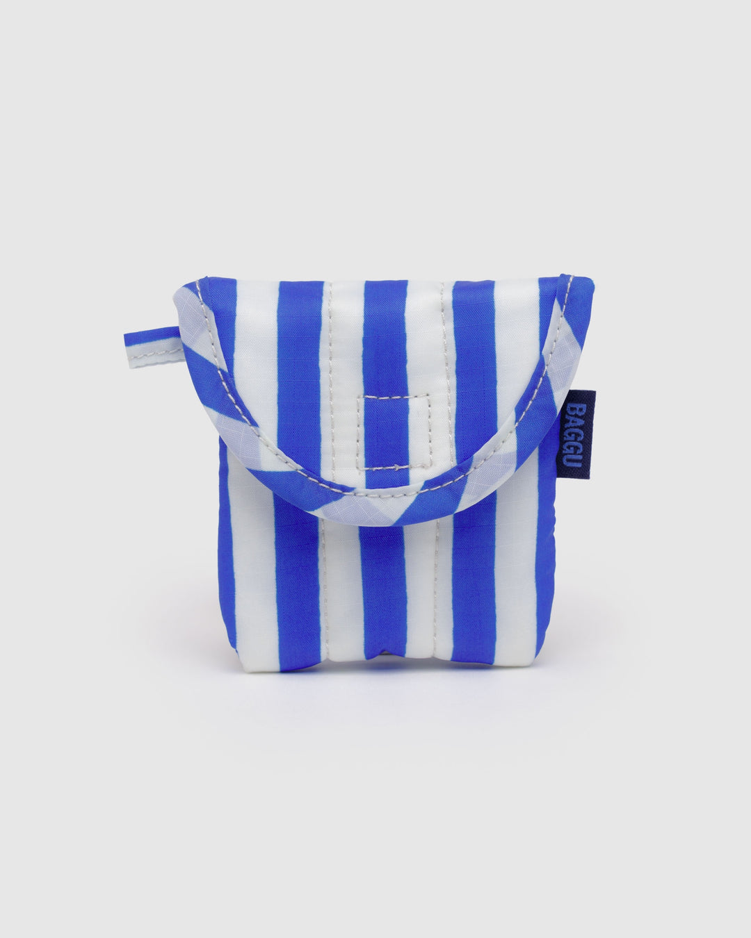 Blue Stripe Ear Bud Case
