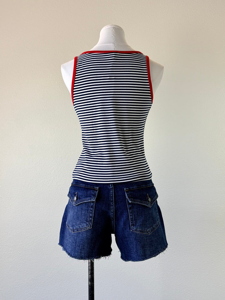 Sailboat Striped Tank
