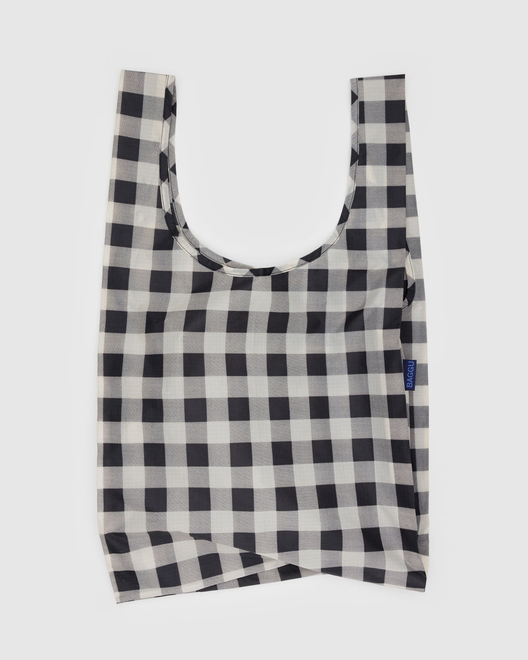 Black White Gingham Standard Baggu