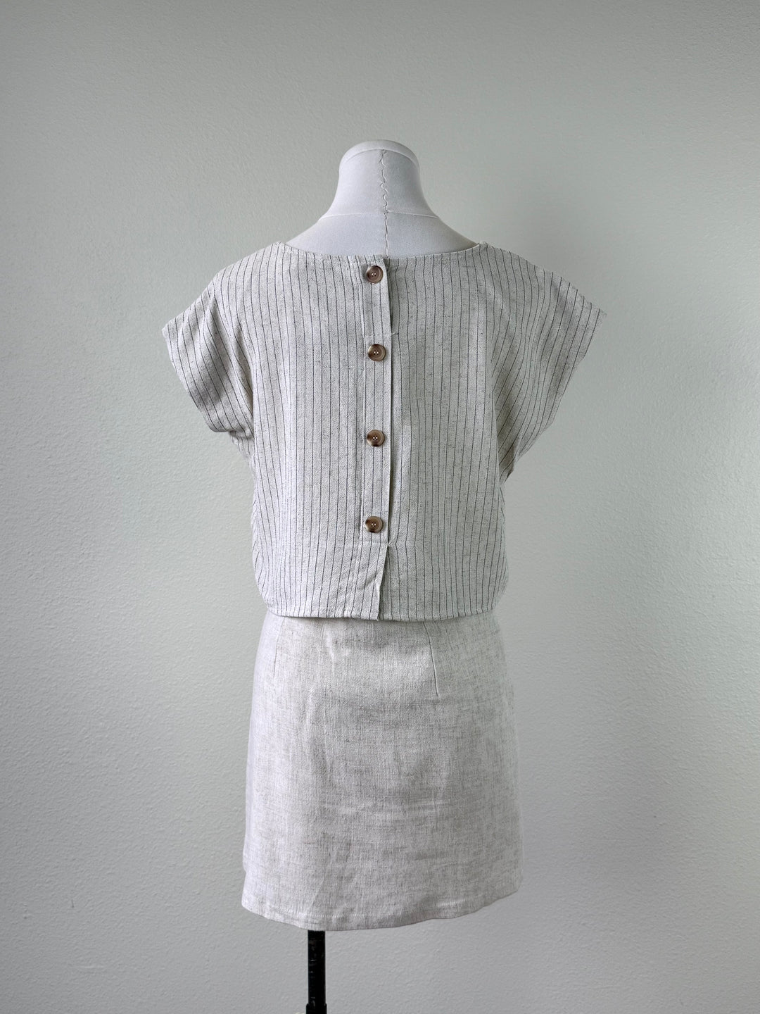 Teresa Pinstripe Top