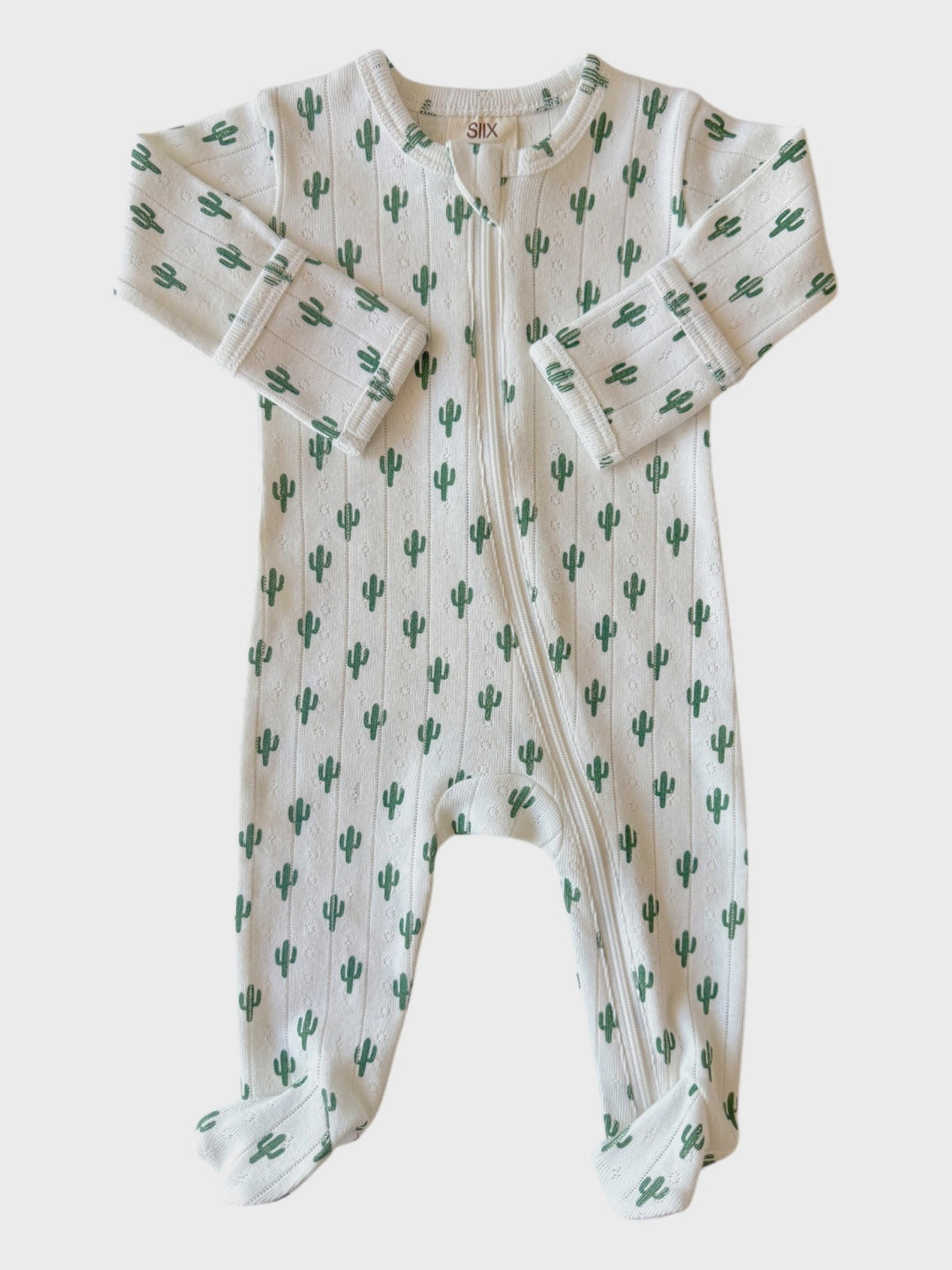 Cactus Pointelle Footie