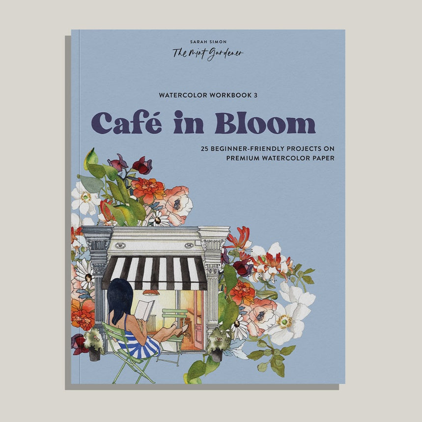 Cafe in Bloom Watercolor Workbook