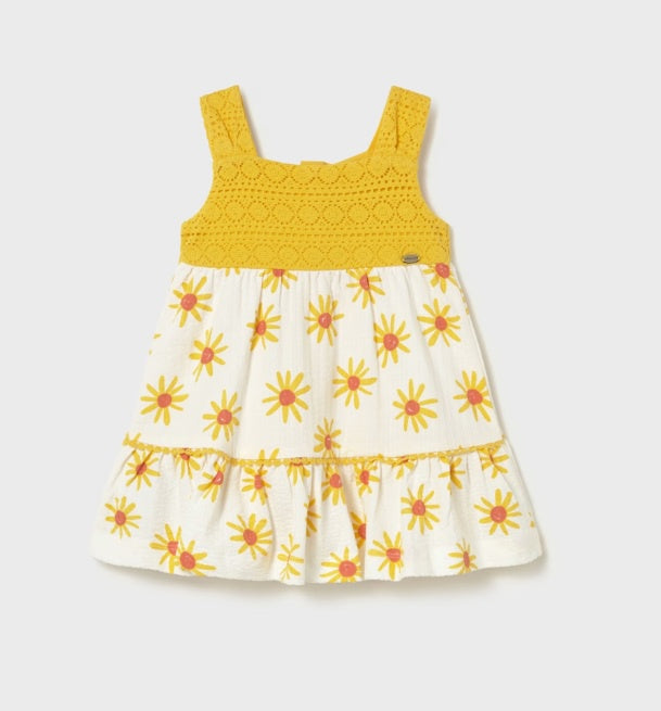 Crochet Sunflower Dress