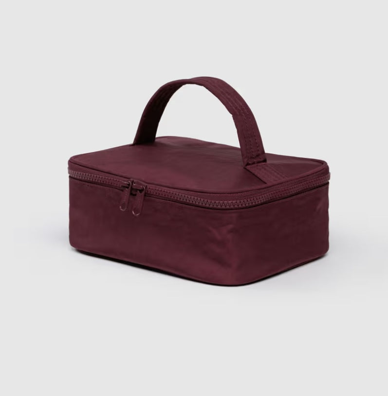 Mahogany Small Cosmetic Case
