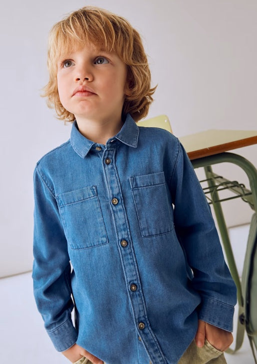 Denim Chambray Button Down