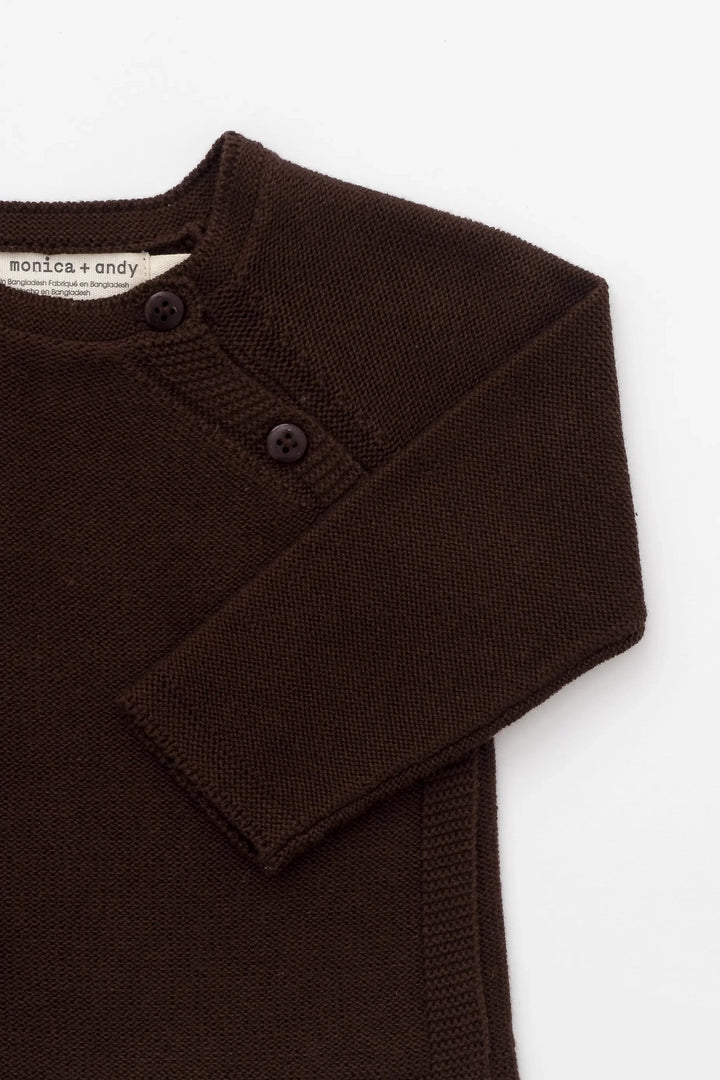 Organic Chocolate Knit Set
