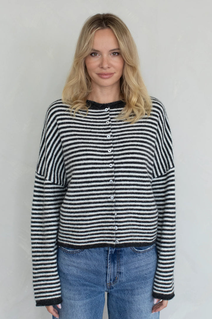 Striped Avalon Cardigan