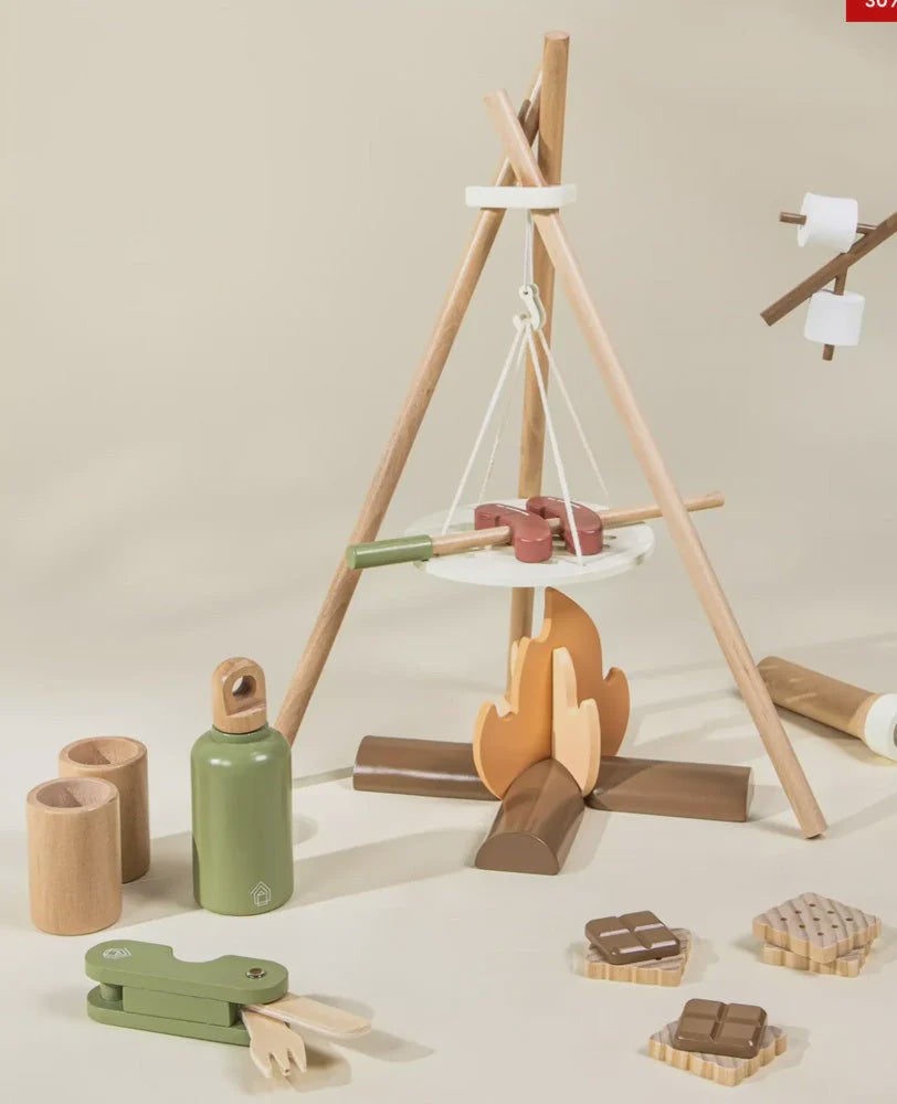 Wooden Camping Set