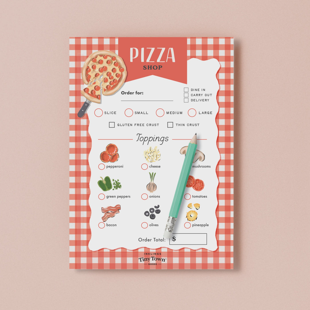 Pizza Shop Play Notepad