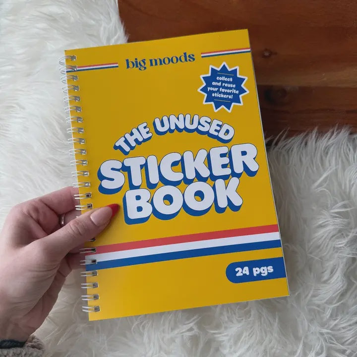 The Unused Sticker Book Yellow
