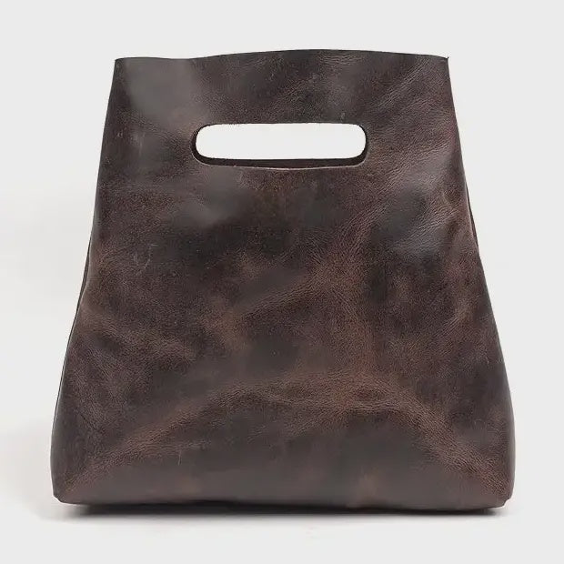 Brown Leather Minimalist Bag