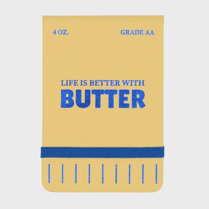 Life Is Better With Butter Pocket Journal