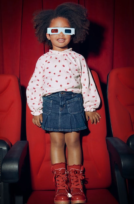 Strawberry Flowy Top