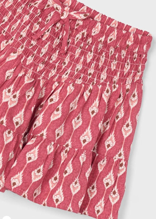 Pink Pattern Skirt