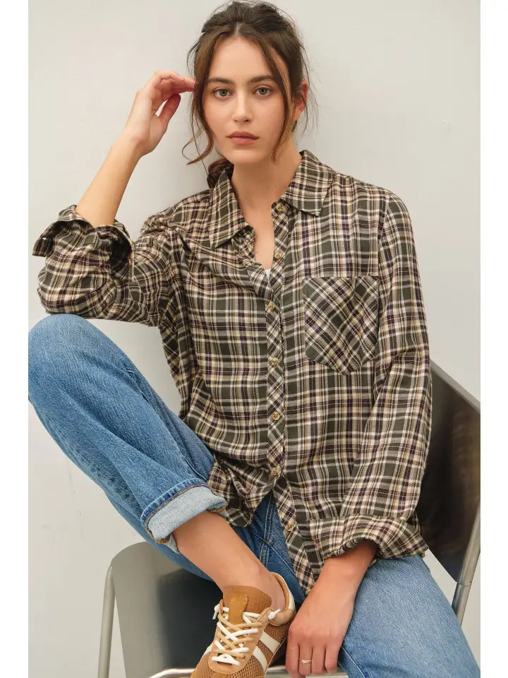 Luisa Flannel Top