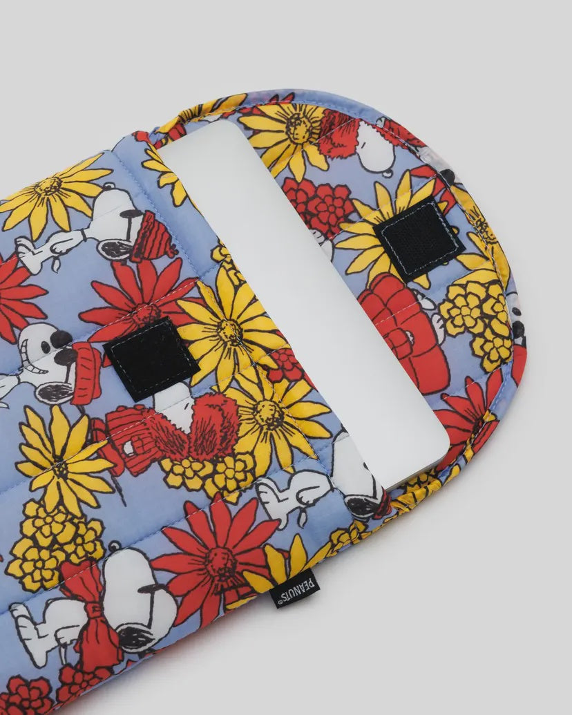 13/14" Floral Snoopy Laptop Sleeve