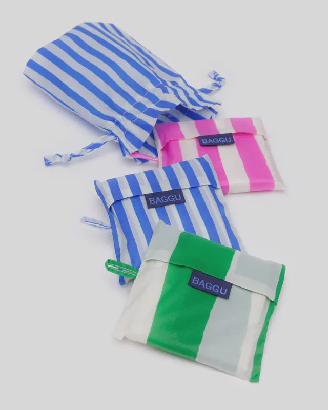Painted Stripe Set of 3 Bags