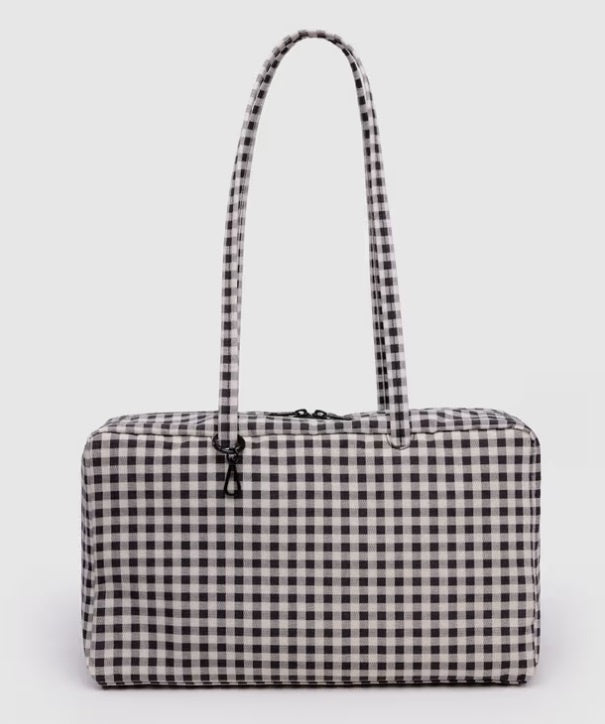 Gingham Medium Bowler Bag