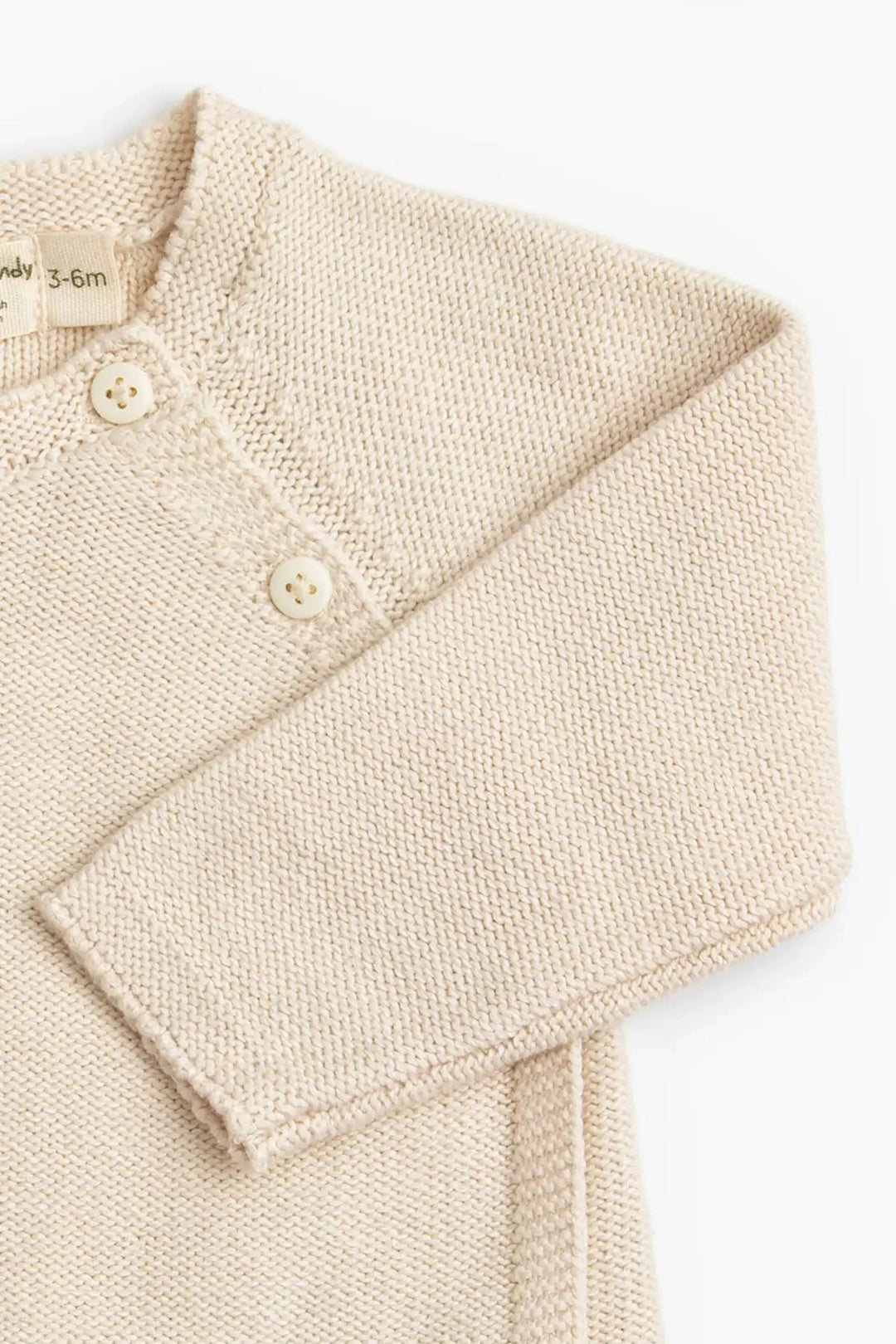 Organic Cream Knit Set