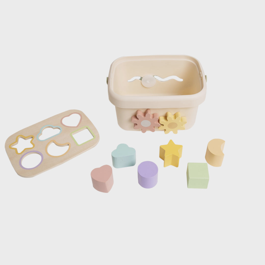 Wood Shape Sorter Box