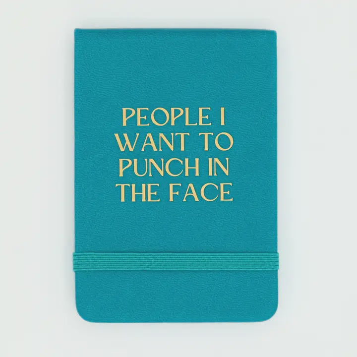 People I Want to Punch Blue Pocket Journal